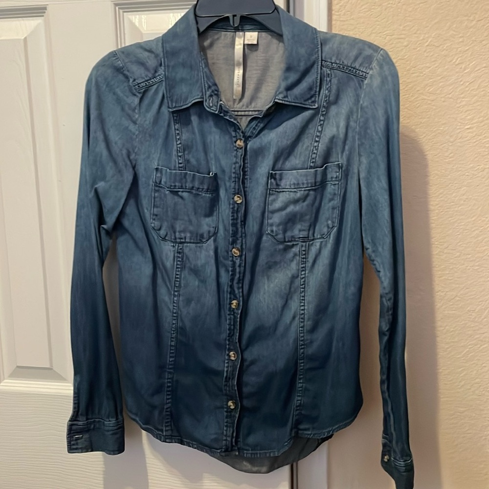 Denim-like Top